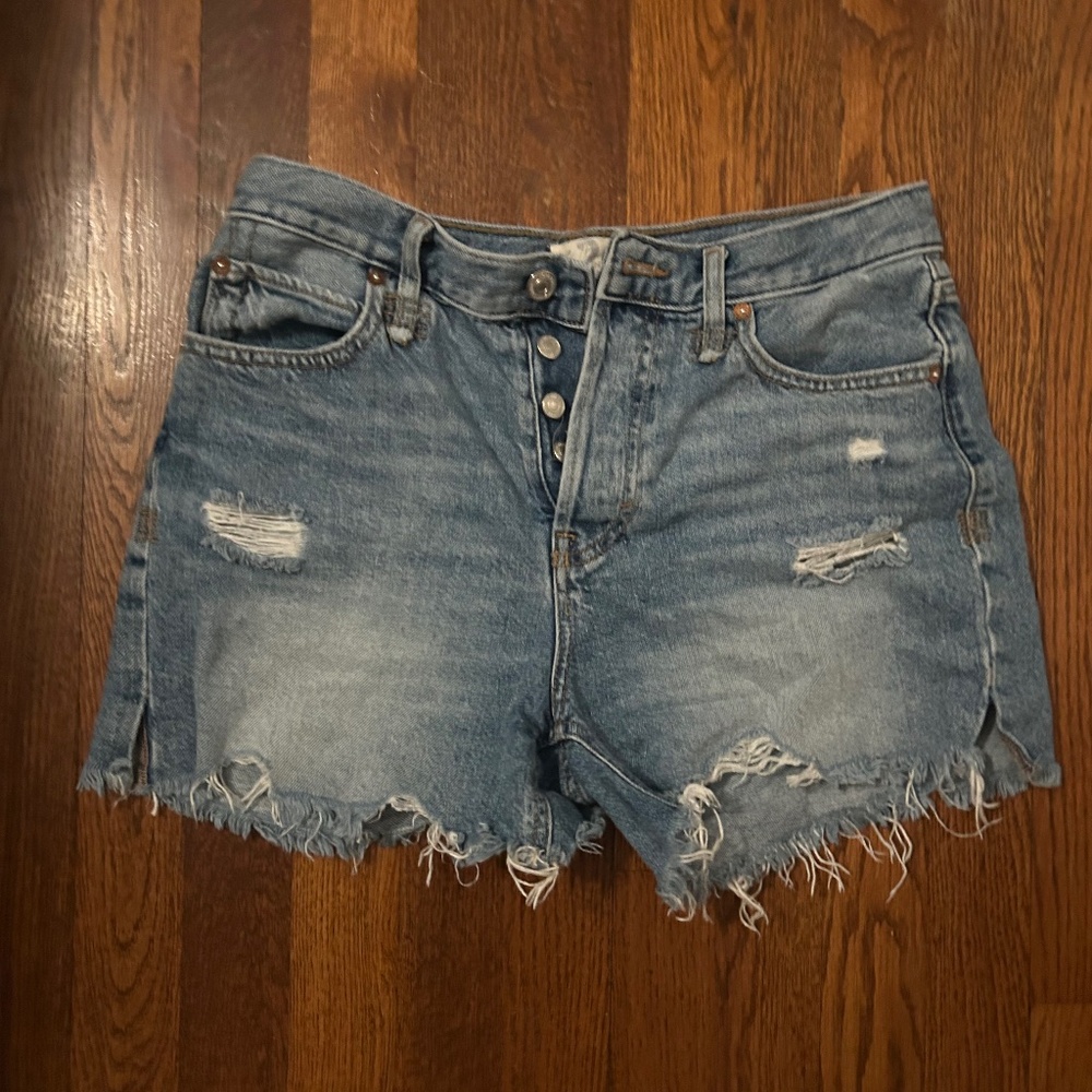 Free people denim shorts size 26